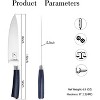 imarku Chef Knife - 8 Inch Pro Kitchen Knife, High Carbon Stainless Steel Japanese Knife, Chef's Knives with Ergonomic Handle, Blue Handle - 4 of 4