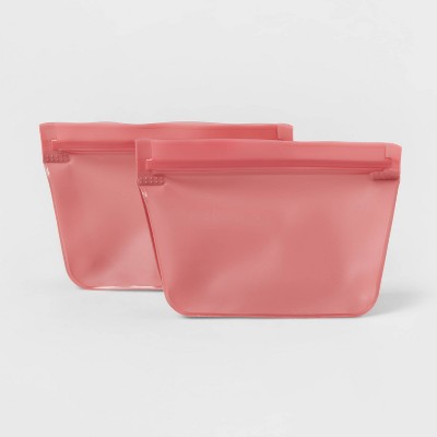 2pk Reusable Snack Bag Coral Dream - Room Essentials™