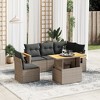 vidaXL Garden Sofa Set - Gray - 2 of 4