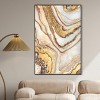 Art Remedy Golden Lines Agate and Geode Wall Art Framed - 2 of 4