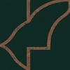 Versailles Emerald Green and Copper Geometric Paste the Wall Wallpaper - 4 of 4