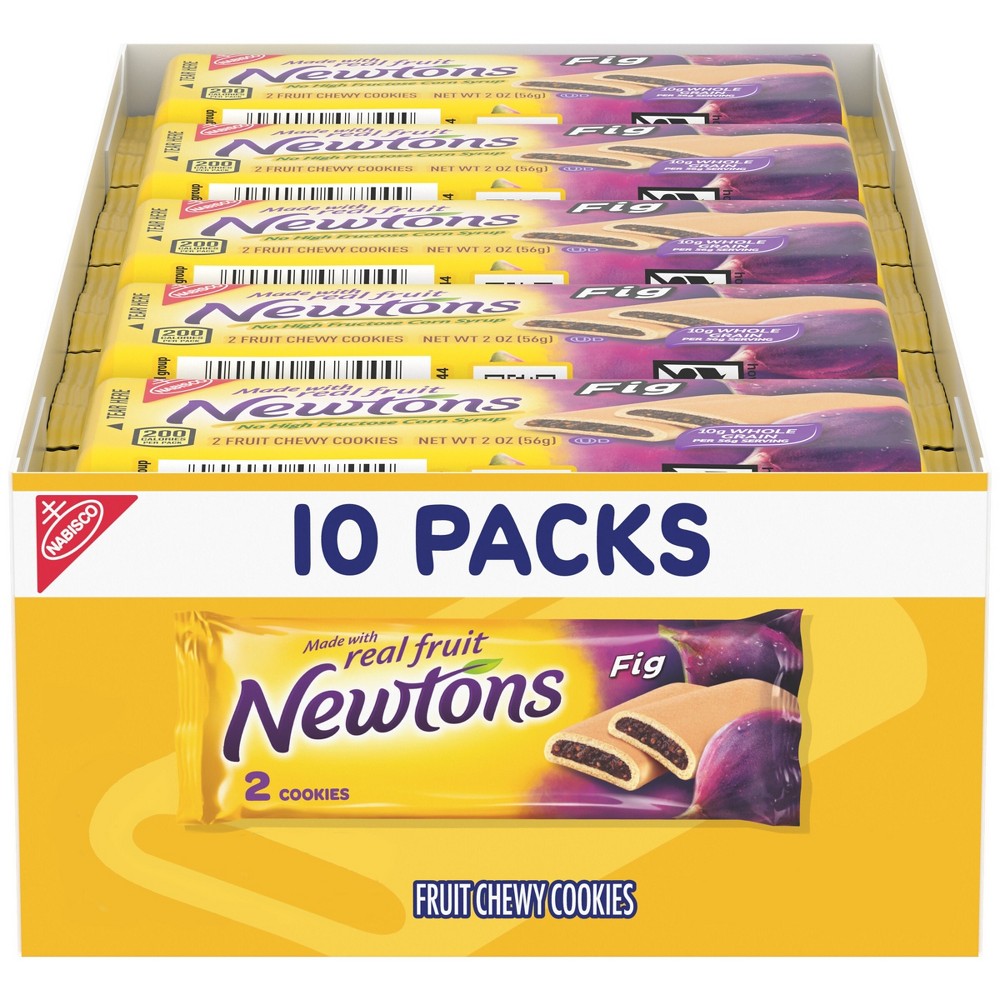 Newtons Fig Fruit Chewy Cookies Snack Pack - 20oz/10ct