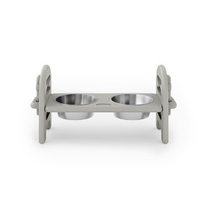 Mewoofun Adjustable Pet Bowl for Feeding, Travel-Ready Design - 1 of 4
