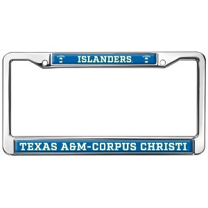 Texas A&M Corpus Christi Islanders Logo Full Size Standard License Plate Metal Frame - 1 of 4