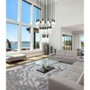 Alton Modern Chandelier - 27 Bulbs, Dimmable, Damp Rated, 36" Round Tiers, Stunning Design - 4 of 4