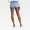 Women's High-Rise Cut-Off Mini Jean Shorts - Universal Thread™ - image 2 of 3