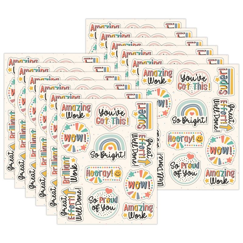 Carson Dellosa Education We Belong Motivators Shape Stickers, 72 Per Pack, 12 Packs, 1 of 4