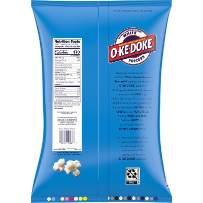 O-Ke-Doke Popcorn White Popcorn - 7.5oz