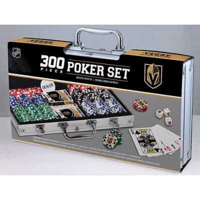 MasterPieces Game Day - NHL Vegas Golden Knights - 300 Piece Poker Chip Set, Casino Style