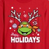 Men's - Teenage Mutant Ninja Turtles - Happy Holidays Long Sleeve Graphic T-Shirt - 2 of 3