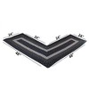 Country Stripe Collection 100% Polypropylene Reversible Indoor Area Utility Rug - Better Trends - 3 of 4