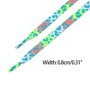INSPIRE CHIC Leopard Multicolor Tie Dye Gradient Flat Shoelaces Sports Sneakers 2 Pairs - 3 of 4