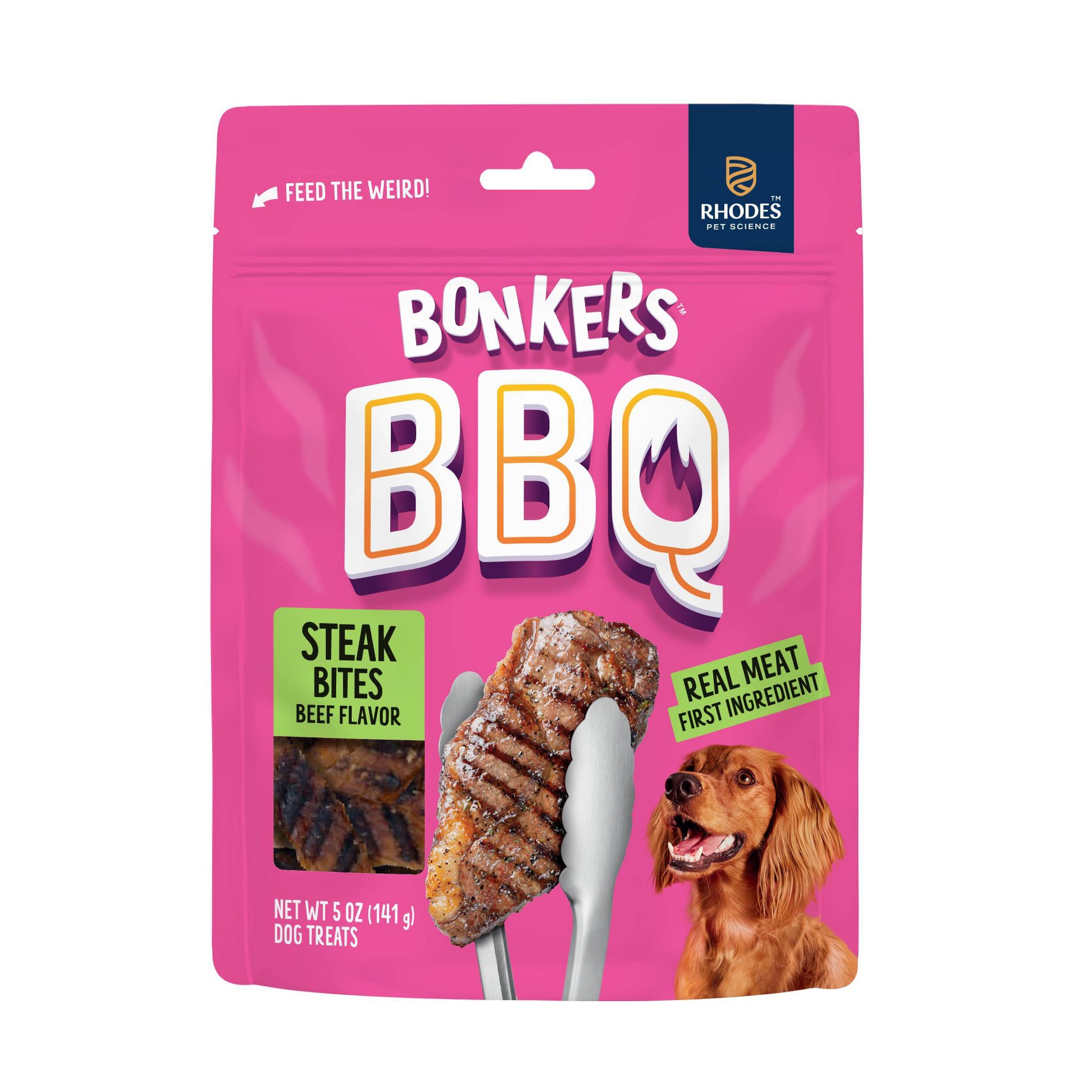 Bonkers Steak Cuts Beef Flavor Chewy Dog Treats - 5oz