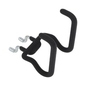 Unique Bargains Garage Storage Hooks Large Square Pegboard Hook Black 1 Pc - 1 of 4