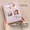 KeaBabies Sketch Baby Memory Book, Baby Books for New Parents, Milestone Journal, 66 Pages Baby Scrapbook for Girl, Boy - 4 of 4