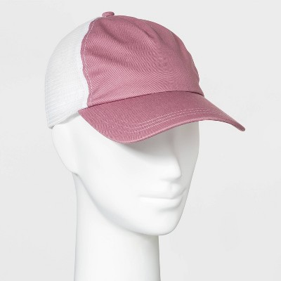 Women's Mesh Trucker Hat - Wild Fable™ Pink