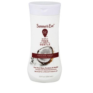 Summer's Eve Simply Free and Gentle Cleansing Wash, Coconut Water, 12 oz - 1 of 4