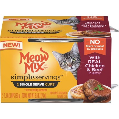 meow mix single serve cups