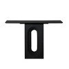 Narrow Console Table with Unique Loopback Design,47'' Modern MDF Sofa Table for Living Room – The Pop Home - 3 of 4