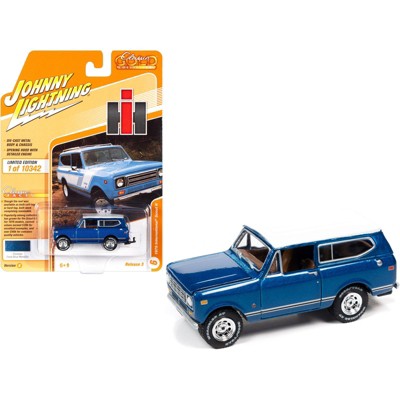 1979 International Scout II Custom Dark Blue Classic Gold Collection Ltd Ed to 10342 pcs 1/64 Diecast Model Car Johnny Lightning