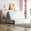Mjkone Multifunctional Murphy Bed Cabinet Queen Size with USB Charging Station,Drawers & Tri-Folding Mattress - 2 of 4