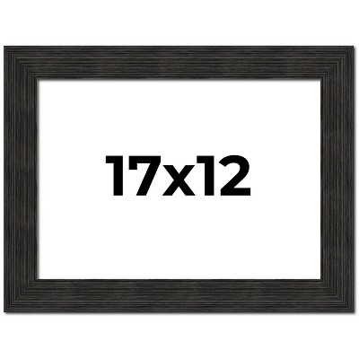 PosterPalooza | Contemporary Black Picture Frame - UV Acrylic, Backing Board, Hanging Hardware Included