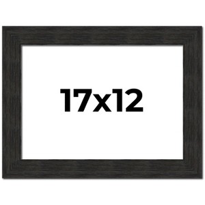 PosterPalooza | Contemporary Black Picture Frame - UV Acrylic, Backing Board, Hanging Hardware Included - 1 of 4