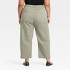 Women's Mid-Rise Barrel Leg Cargo Pants - Universal Thread™ - image 2 of 3