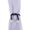 Unique Bargains Magnetic Buckle Large Faux Pearl Curtain Strap Polyester Rare Earth Magnet 2 Pcs - 4 of 4