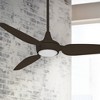 60" Minka Aire Seacrest Bronze Dimmable LED Outdoor Smart Ceiling Fan Wet Rated for Porch Patio Gazebo Exterior - image 2 of 4