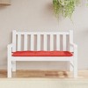 vidaXL Garden Bench Cushion Red 47.2"x19.7"x2.8" Oxford Fabric - 3 of 4