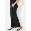 Catherines Women's Plus Size Sequin Stripe Pant - 4 of 4