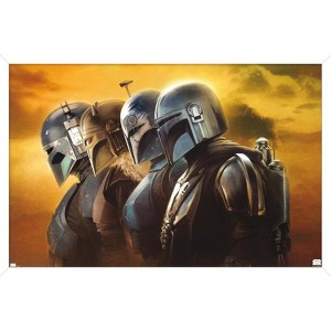 Trends International Star Wars: The Mandalorian Season 3 - Helmets Framed Wall Poster Prints - 1 of 4