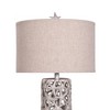 HomeRoots Set of Two 30" Silver Coastal Starfish Table Lamps With Beige Drum Shades - 4 of 4