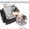 Fmeida Hair Tools Travel Bag Hair Stylist Backpack Hairdresser Cosmetology Bag, Heat Insulation Full Layer for Curling Iron, Hair Straightener - 2 of 4