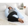 PharMeDoc Pregnancy Pillow, U-Shape Full Body Maternity Pillow, Jersey Cotton Cover - 4 of 4