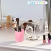 Unique Bargains Hexagon Plastic Pencil Pen Makeup Brush Holder Desktop Organizer 2 Pcs - 2 of 4