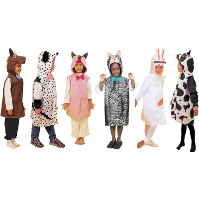 Dexter Toys Machine Animal Costumes, set of 6