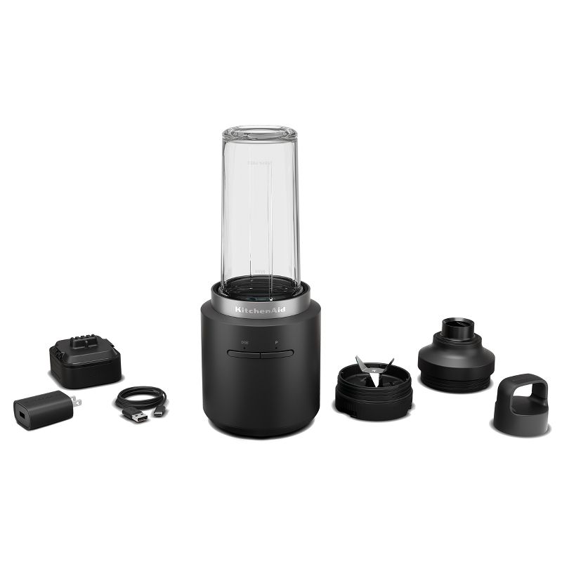 KitchenAid Go Cordless Personal Blender battery included KSBR256, 1 of 8