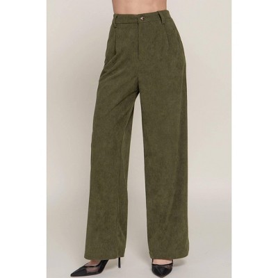 Women's Corduroy Trouser Pants - Active Basic