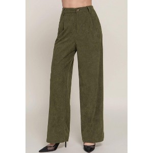 Women's Corduroy Trouser Pants - Active Basic - 1 of 4