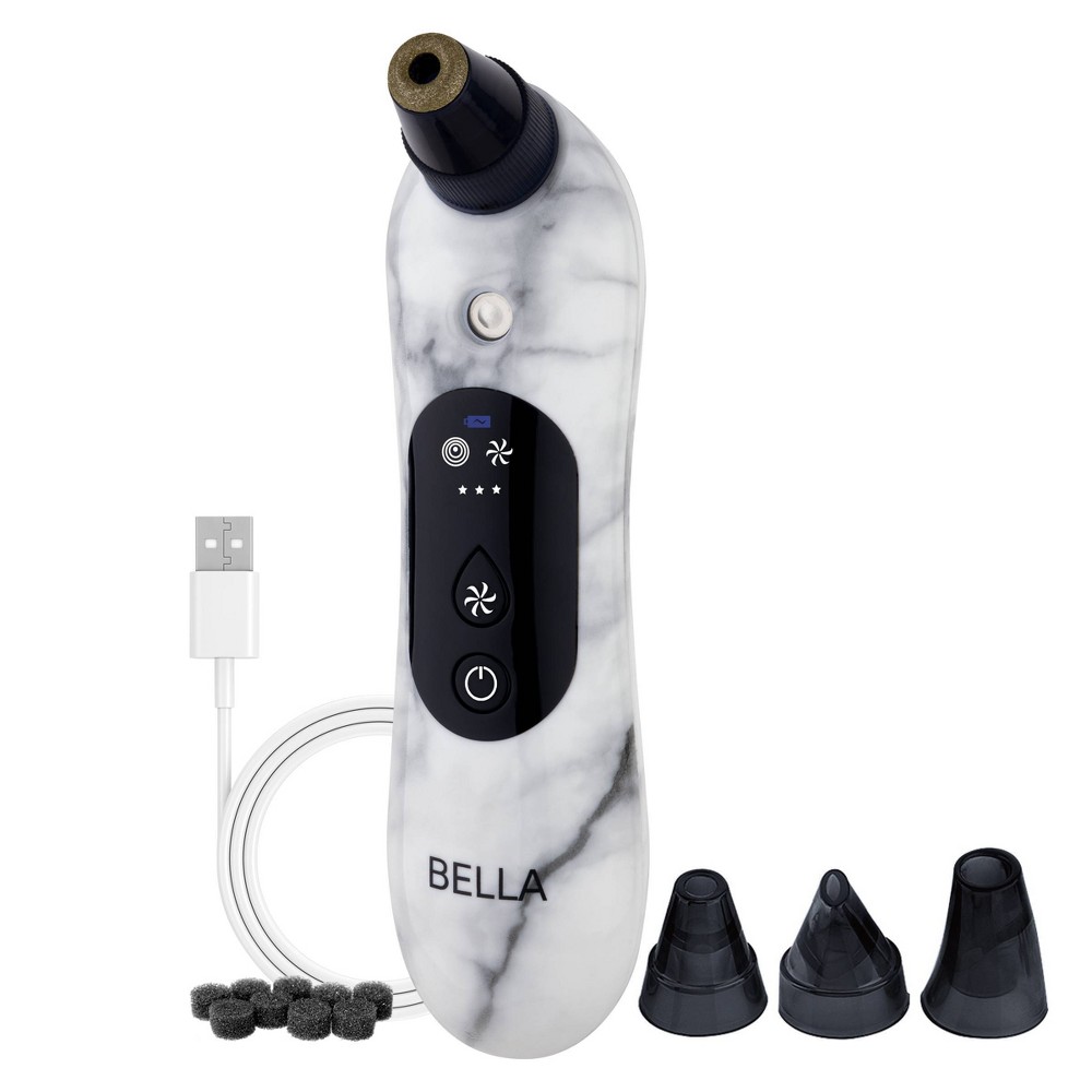 Photos - Facial Cleansing Brush Spa Sciences BELLA 3-in-1 Diamond Tip Microdermabrasion System, with Nano Mist & Pore Extraction