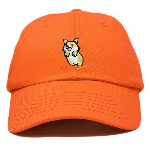 Dalix Leaping Corgi Embroidered Cap Cotton Baseball Hat Nautical Womens - 1 of 4
