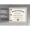 Americanflat 8.5x11 Diploma Frame with Shatter-Resistant Glass - Document Frame with Engineered Wood - Legacy Collection - Light Wood - 4 of 4