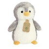 Aurora Medium Eco Hugs Penguin Eco Nation Eco-Friendly Stuffed Animal Grey 11" - 2 of 4