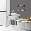 Commercial Stainless Steel Freestanding Utility Sink, Heavy-Duty Multi-Purpose Sink for Garage, Laundry Room, Restaurants and Bars, Easy-to-Clean - 2 of 4
