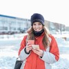LakeForest "Unisex Winter Beanie Hat & Scarf Set, Warm Knit Skull Cap & Neck Warmer for Hiking, Running, Outdoors" Blue - 4 of 4