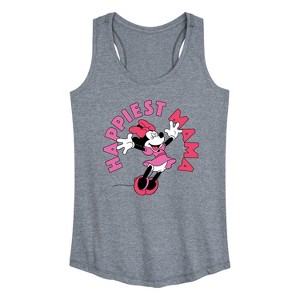 Women's - Disney - Happiest Mama Graphic Racerback Tank - 1 of 4