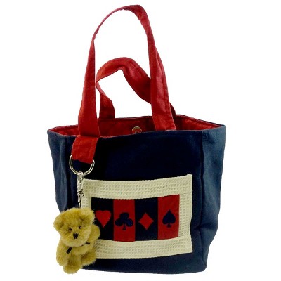 Boyds Bears Plush 7.5 Inch Aces Small Tote Americana Accessory Plush Figurines