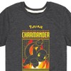 Boys' - Pokémon - Charmander Fire Type Retro Gamer Grid Short Sleeve Graphic T-Shirt - 2 of 4